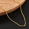 2MM Brass Satellite Chain Necklaces for Women NJEW-D302-49G-3