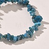 Natural Apatite Chip Beaded Stretch Bracelets for Women BJEW-D467-01B-4