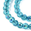 Transparent Glass Beads Strands EGLA-N028-01A-A05-4
