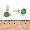 Alloy Rhinestone Pendants FIND-D044-22G-4