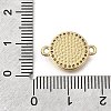 Religion Brass Micro Pave Clear Cubic Zirconia Connector Charms KK-G602-07G-03-3