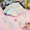 20 Sheets Vinyl Self-adhesive Picture Stickers DIY-SP0006-07-3