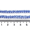 Electroplate Transparent Glass Beads Strands LS-EGLA-A035-T3mm-A14-4