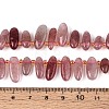 Natural Strawberry Quartz Beads Strands G-Z091-A25-5