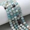 Natural Flower Amazonite Beads Strands Z26N5018-01-5