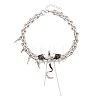 Alloy Enamel Pterosaur Pendant Necklaces NJEW-Z110-01P-3
