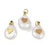 Natural Keshi Pearl Pendants STAS-Z136-01G-04-1