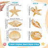 12Pcs 3 Styles Zinc Alloy Alligator Hair Clips PHAR-UN0001-03-3