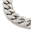 Non-Tarnish 201 Stainless Steel Cuban Link Chain Bracelets for Women and Men BJEW-F473-03P-02-2