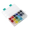 18 Colors Electroplate Glass Beads EGLA-JP0002-03B-8mm-3