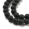 Natural Black Onyx Beads Strands G-D710-8mm-06-2