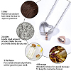1Pc 304 Stainless Steel Heart Pendant Urn Ashes Necklaces NJEW-CN0001-19RGP-6