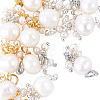12Pcs 3 Colors Potato Natural Cultured Freshwater Pearl Pendants PALLOY-TA00387-2
