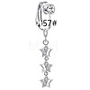 Zinc Alloy Pave Clear Cubic Zirconia Clip on Belly Rings FS-WGD716D-07-1-1