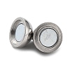 Tarnish Resistant 304 Stainless Steel Magnetic Clasps with Loops LS-STAS-E006-52-01-2