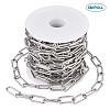 304 Stainless Steel Paperclip Chains YS-TAC0003-02P-3