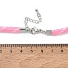 Ployester Core-Wrapped Round Cord Necklace Making KK-CBACFA2-03P-20-3
