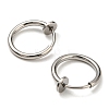 Non-Tarnish 304 Stainless Steel Clip-on Earrings X-EJEW-P232-01P-2