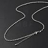 Brass Singapore Chains Necklaces for Women NJEW-D302-36P-3