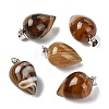 Natural Banded Agate Pendants GG-K002-13C-1