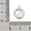 UV Plating Alloy Crystal Rhinestone Charms RB-CBAD37D-28P-3