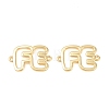 Brass Hollow Connector Charm X-KK-F931-28D-G-1