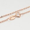 925 Sterling Silver Cable Chain Necklaces STER-M086-22A-1