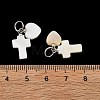 Natural Shell Pendants PALLOY-JF05786-3