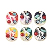 Rack Plating Alloy Enamel Pendants FIND-Z062-03G-1