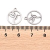 304 Stainless Steel Charms STAS-E521-07P-01-3