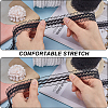 Gorgecraft 1 Roll Knitted Fish Line Nylon Elastic Lace Trim OCOR-GF0003-72B-6