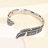 Retro 316 Surgical Stainless Steel Cuff Bangles BJEW-C142-11C-AS-3