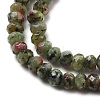 Dyed Natural Malaysia Jade Rondelle Beads Strands G-E316-2x4mm-43-6
