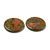 Natural Unakite Pendants G-B071-01F-2