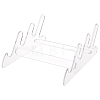 3-Tier Assembled Acrylic Keyboard Display Stand Shelf ODIS-WH0034-14-1
