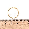 5Pcs 304 Stainless Steel Open Cuff Rings for Women RJEW-K313-12G-5