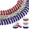900Pcs 3 Colors Brass Grade A Rhinestone Spacer Beads RB-PH0001-75-1