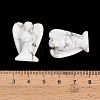 Natural Howlite Gemstone Carved Angle Figurines GG-CBA8396-A17-3