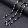 Titanium Steel Byzantine Chains Necklaces for Men FS-WG56795-124-1