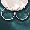 304 Stainless Steel Hoop Earrings EJEW-Z093-01P-02-2