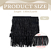 2Yards Velvet Tassel Fringe Trimming SRIB-PH0001-89A-2