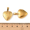 316 Stainless Steel Locket Pendants STAS-K321-24G-3