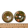 Natural Unakite Pendants G-P532-01A-18-3