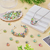 40Pcs 4 Colors Resin European Beads RPDL-TA0001-15-8
