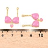 Brass Enamel Pendants KK-B167-03G-03-3