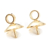 304 Stainless Steel Cup Pear Peg Bails Pin Pendants X-STAS-G248-03-1