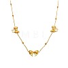 316L Surgical Stainless Steel Link Chain Necklaces for Women FS-WGE9B28-08-3
