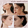 6 Pairs 6 Style 304 Stainless Steel Hoop Earrings for Women EJEW-BBC0001-96-5