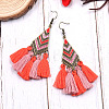 Tassel Earrings Ethnic Style Fringe Ear Drops Women's Ear Hooks PF3468-3-1