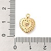 Brass Micro Pave Cubic Zirconia Pendants KK-E082-04G-3